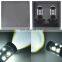 Pair LED DRL Fog Light For Chrysler Subaru Jeep Dodge 2504 PSX24W 50W 6000K bulb
