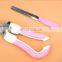Curved Handle  Pet Nail Clippers Cat Dog Nail Clippers With File Pet Cleaning Supplies