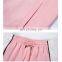 Women Plain Loose Zipper Sweatshirt Two Pieces Sets Drawstring Jogger Causal Color Matching Hoodie Set