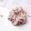 Vintage Hair Scrunchies Lady Crinkle Chiffon Scrunchie Women Flower Elastic Hair Bands Girls Headwear Floral Rubber Hair Tie