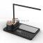 Bluetooth speaker led table lamp music model with wireless phone charger, time display