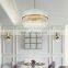 Modern fashion simple luxury K9 clear Crystal Ceiling Lighting Chandelier