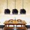 Popular Design Black White Square Hanging Lights Led Modern Fancy Pendant Light