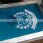 Micro adjustable 4 colors 4 stations  full t-shirt rotary silk screen printing garment screen printing t shirt machine