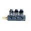 Auto parts lpg cng gas cylinder injector rail Black coil 3cyl for lpg cng car
