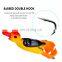 10 color floating duck 9cm rotating fin road 11g rotating tractor thunder frog bionic bait