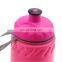 Non-Toxic Pink Color Plastic Sports Water Bottle