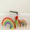 Rain bow Acrylic Pen Holder Pencil Holder Magazine Rack Storage Box