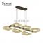 Popular Indoor 54W 72W Living Room Dining Room Contemporary Decoration LED Chandelier Lamp
