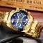 CHENXI 086A Man Quartz Wrist Watch Luxury Stainless Steel Gold Plated watch luxury Men