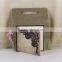 Fashionable Handmade Luxury Wooden Padded Wedding Invitation Cards