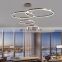 Nordic Modern Metal Gold Ring Chandelier Pendant Light Luxury Circle LED Chandelier Lights