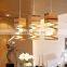 Modern Nordic Pendant Lights Wood Lighting Restaurant Bar Coffee LED Wooden Hanging LED Lamp Fixture
