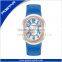 2016 New Arrive Unique Slap Band Watch Colorful Silicone Strap Watch