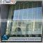 Factory price long span steel structure glass curtain wall