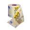 Custom Design Logo Printed Bill Dollar Toilet Paper 50 Euro Money Fancy Printing Toilet Tissue Roll