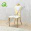 Factory Direct Sale High Quality Stainless Steel Chair with PU Cushion for Wedding Decoration