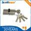 Anti theft profile lock cylinder with S groove