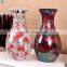 glass mosaic mirror vase