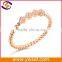 Fried dough twist shape imitation 14k gold jewellery