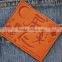 New Wholesale super quality custom made embossed leather patches