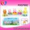 Happy pig family plastic toys cartoon figure animal pig toys water spray