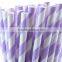 Party decoration cute gold striped paper drinking straw