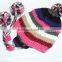 Wholesale custom pom pom knit crochet hat beanie hats