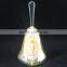 angel pattern christmas bell with led for christmas tree decoration