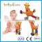 Babyfans Cute Animal Made In China Plush Soft Fabrics Baby Hanging Rattle Toys
