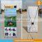 Ornamental and Custom L/X Banner Stand with high quality priting