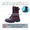 CE EN high neck leather black industrical security safety boots for men and women 9066