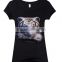 grey girl tshirt custom with printing designs for wholesale