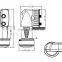 HD ku Band Satellite Dish tv Lnb With 2 Output