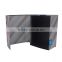 Foldable Corrugated Black Cardboard box for clothing packaging