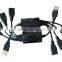 .com china wholesale for promotion 4 in 1 cable 4 port expander types 4 port hubs USB cable hubs