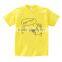 Unisex Shirts funny Human motif Casual Simple multi color Short Sleeve Tees