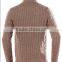 Long Sleeve Button Cable Knit Cardigan man sweater