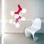 Plastic and Glass Modern Chandelier with Incandescent Bulbs