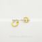 13 mm Wide Spring Nose Clip Lip Ring Body Jewelry Piercing No Nariz Argola Dourada