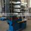 High efficiency four pillars hot press molding machine / rubber floor mats making equipment