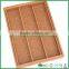 Bamboo Drawer Flatware Organizer With MDF Base