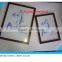 Cheap and simple wood finished plastic picture photo frame