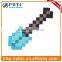 Soft Kids Game Cosplay Blue Pixel Weapon EVA Foam Toy Axe