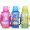 2015 hot selling children vacuum flask with waterproof cloth and 2 cups