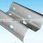 hot dip galvanized guardrail with safety ,spaying plastic two waves crash barrier for road