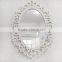 Chinese Style Antique Wood Hand Carved Decorative Wood Mirror Frame