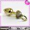 anal sex toys for men golden bird head metal gay anal sex toys                        
                                                                                Supplier's Choice