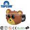 Bear Shape Headlamp Two Modes ABS Animal Head Flaslight For Children