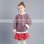 DK0070 dave bella 2015 autumn children coat girls jacket outwear autumn coat jacket thicker outwear